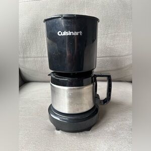 Cuisinart DCC-450 4 Cup Coffee Maker Black Stainless Steel Carafe Tested